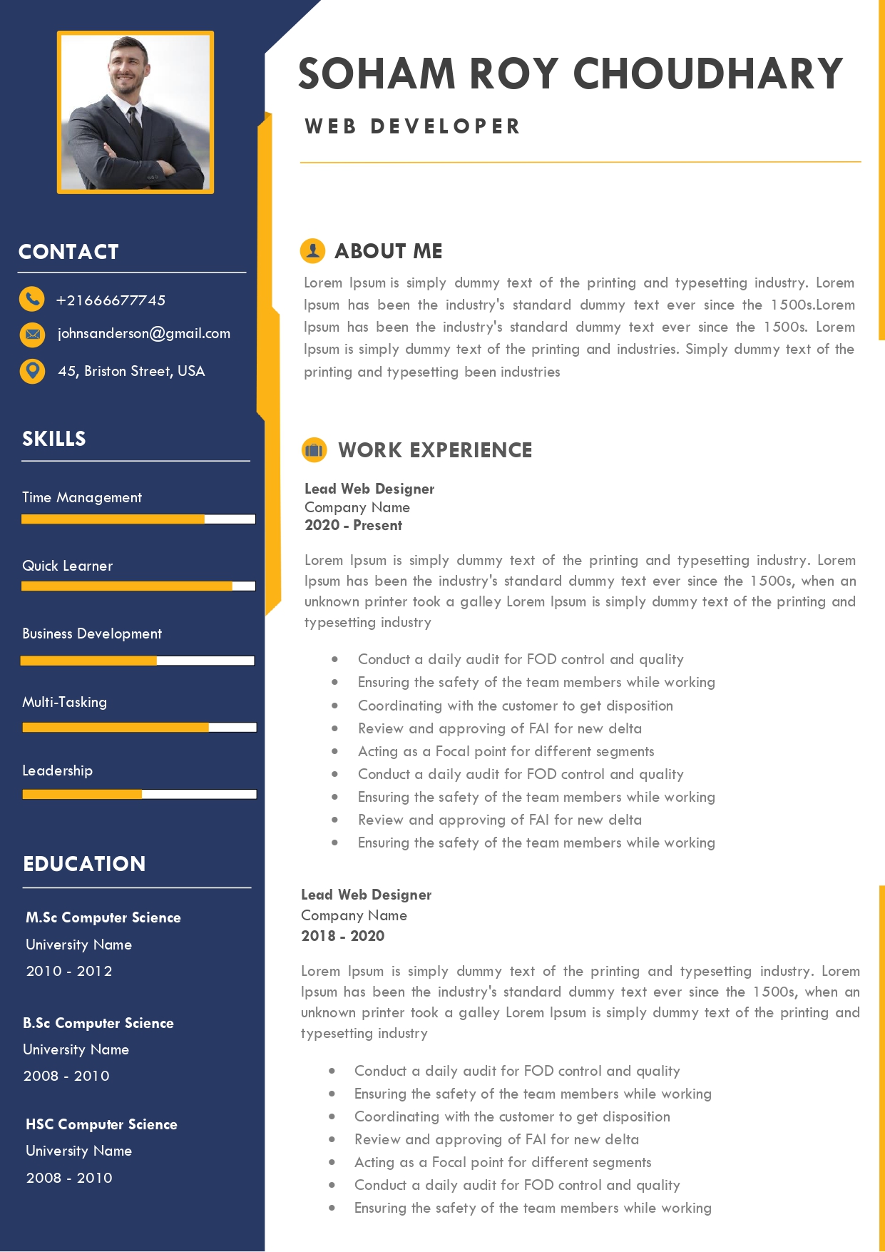 Resume Template